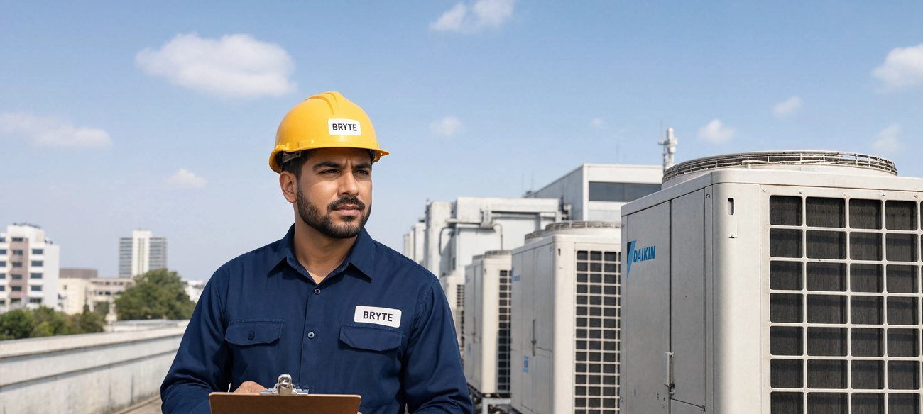 Bryte professional on duty, technical and engineering facility services in India